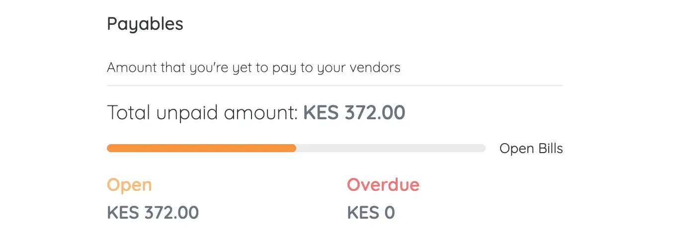 payables report dashboard